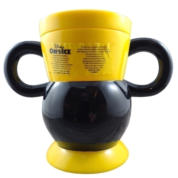 𝅺DISNEY on Ice Mickey Mouse Flip Top Hat Lid Cup Souvenir Mug Kids Collectors - Picture 6 of 8